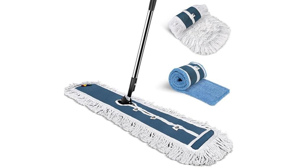 commercial mop with pads
