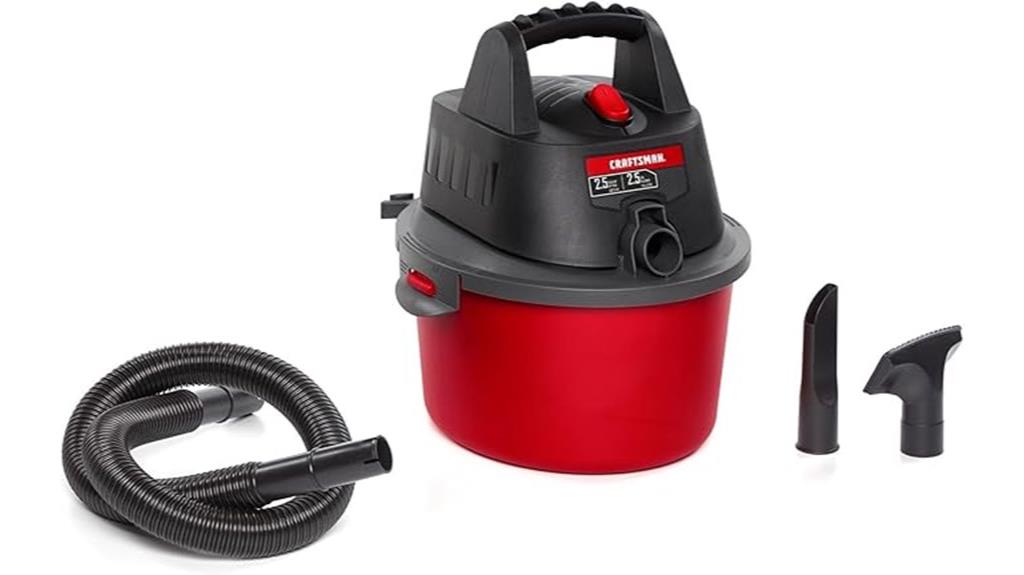 compact 2 5 gallon wet vac