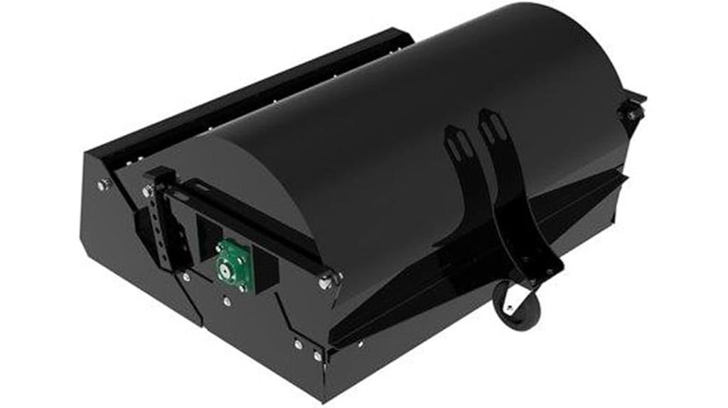 compact sweeper for skid steer