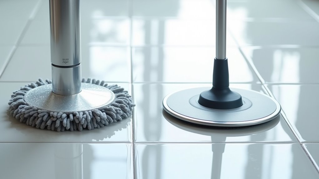 comparison of cleaning effectiveness
