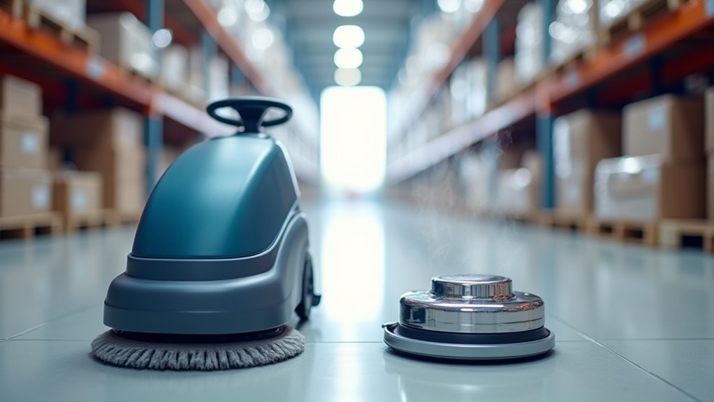 comparison of cleaning efficiency