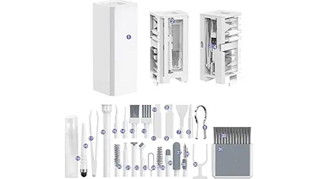 comprehensive electronics cleaning set
