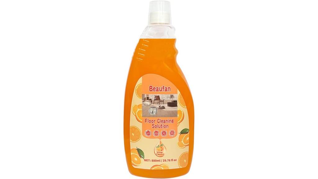concentrated floor cleaning solution