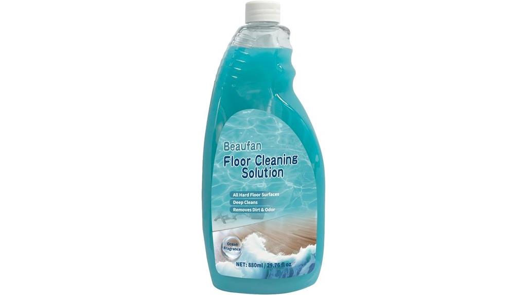 concentrated floor cleaning solution