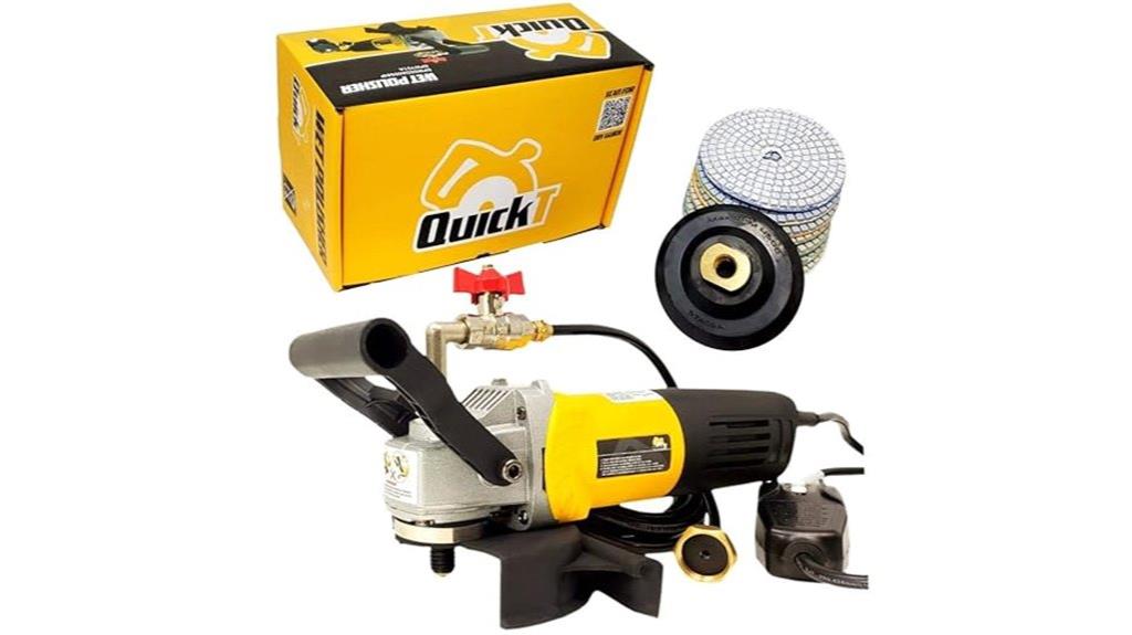 concrete countertop wet polisher