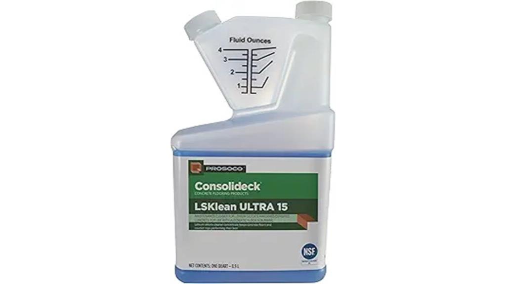 concrete floor cleaning solution