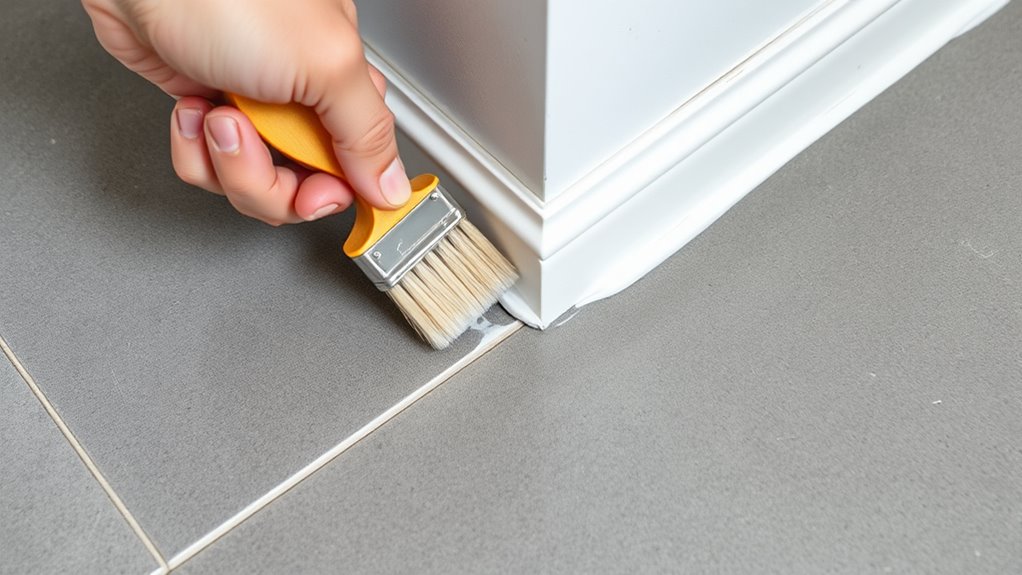 concrete floor edge finishing