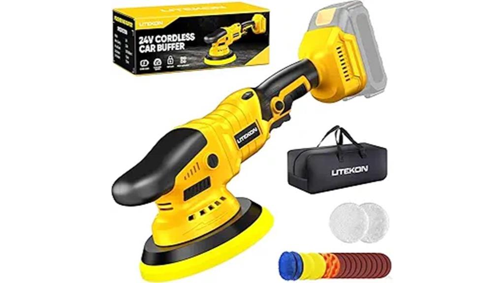 cordless buffer polisher kit