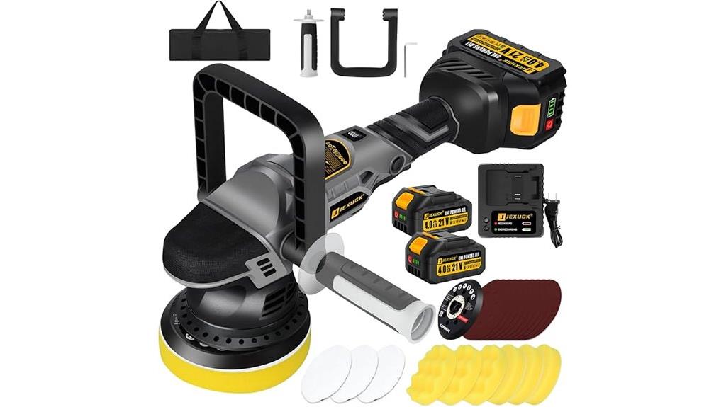 cordless buffer with battery