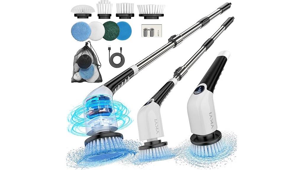 cordless electric cleaning brush