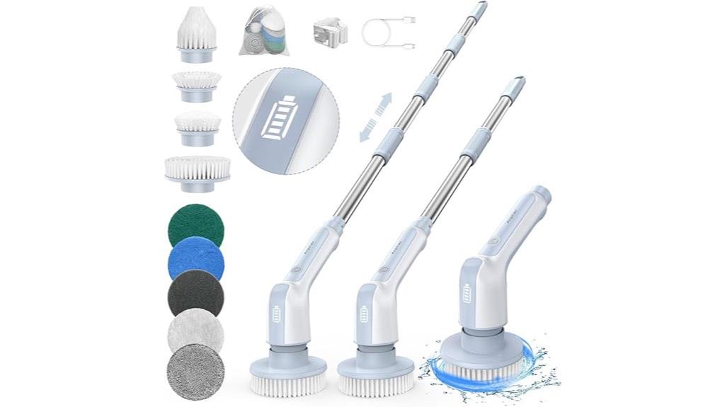 cordless electric cleaning brush