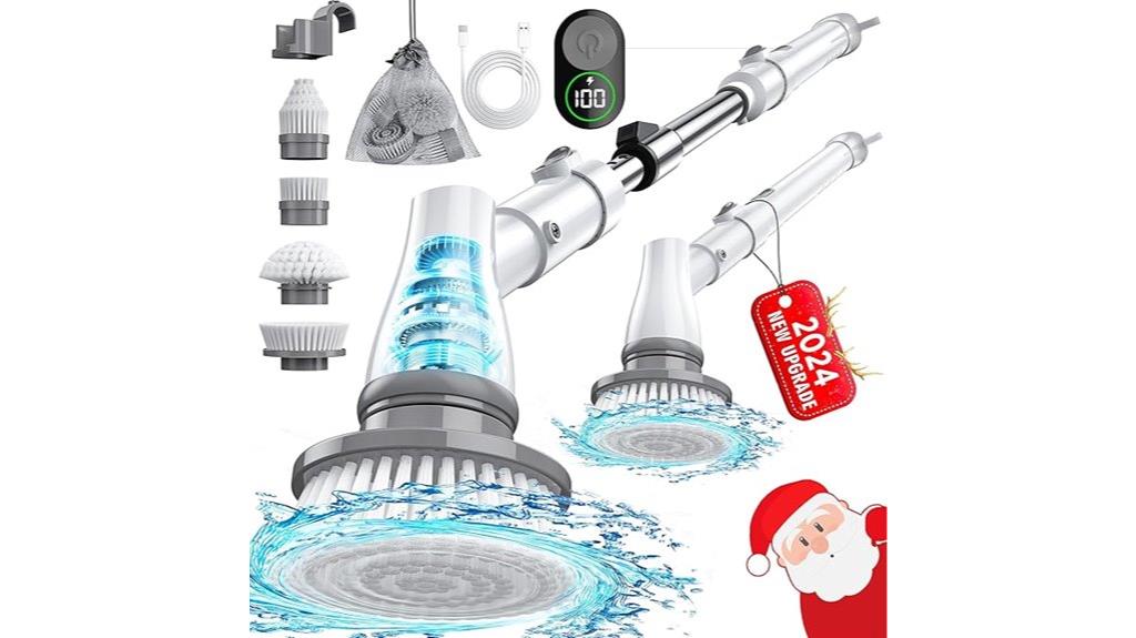 cordless electric scrubbing tool