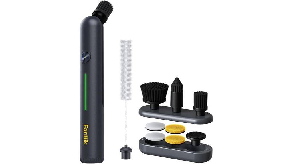 cordless fast charging scrubber