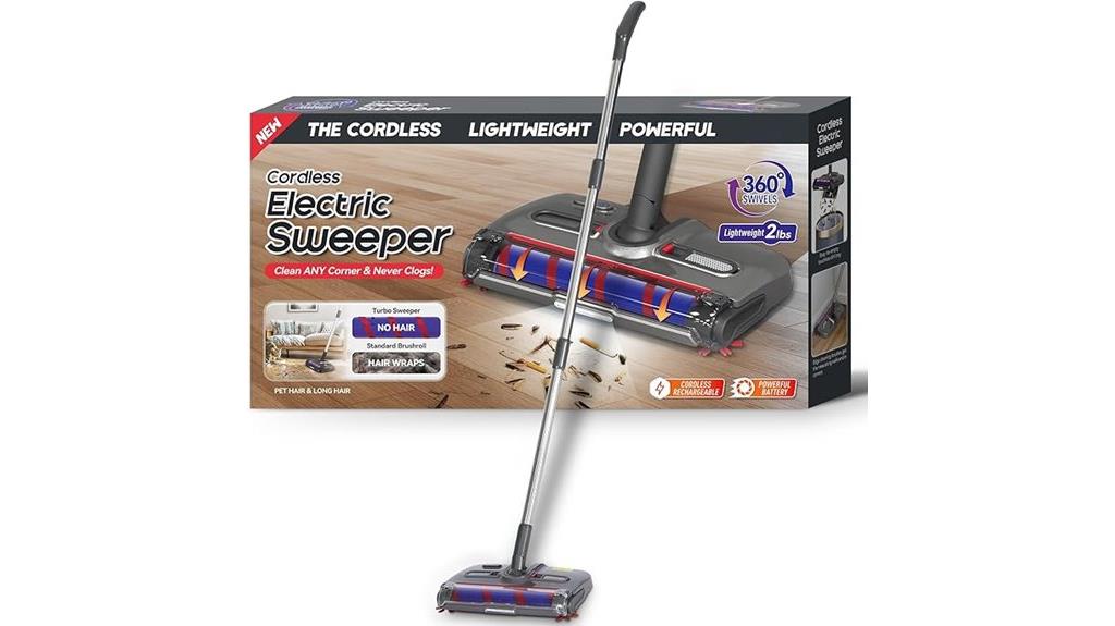 cordless home kitchen sweeper