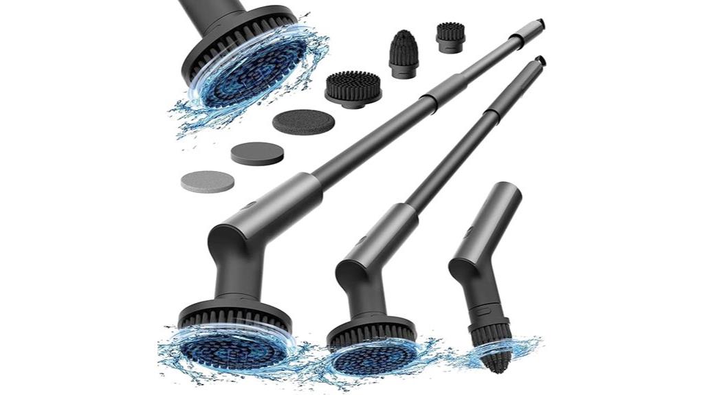 cordless spin scrubber set