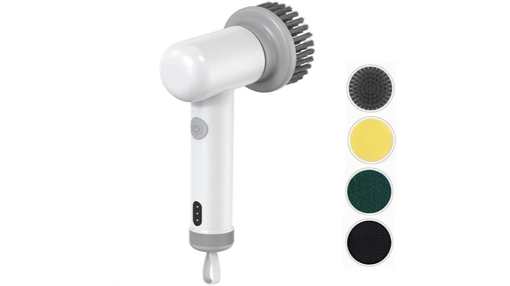 cordless spin scrubber set