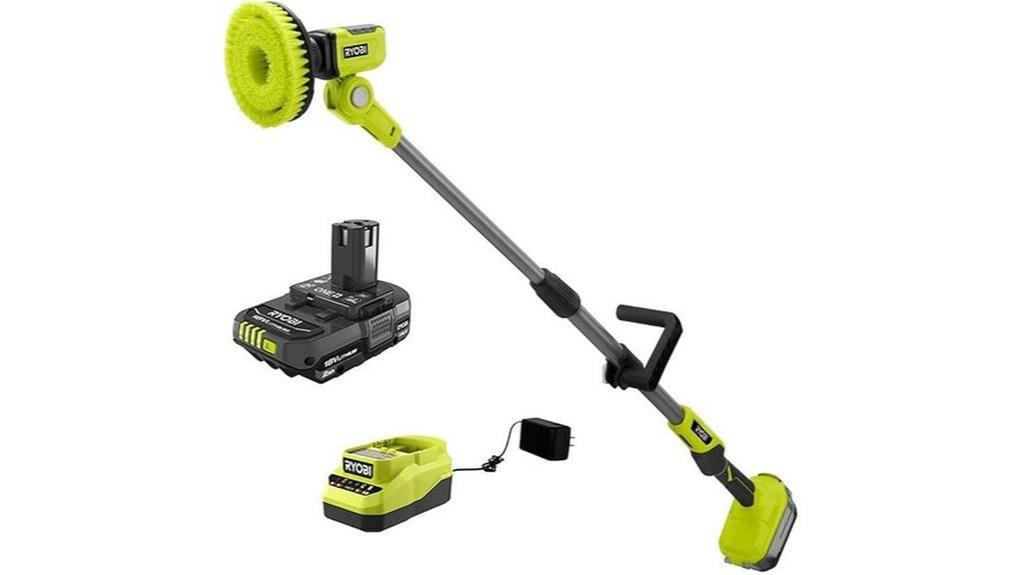 cordless telescoping power scrubber