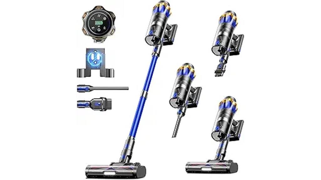 cordless vacuum with touchscreen