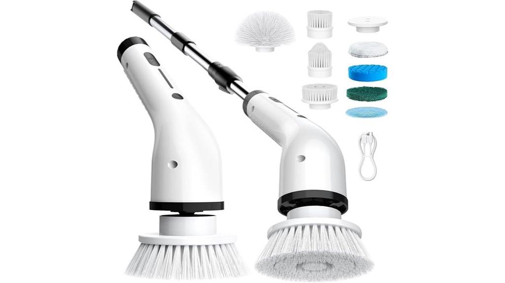 cordless waterproof scrubbing tool