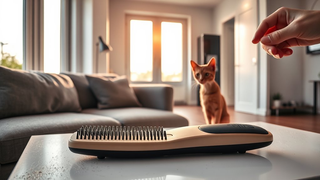 daily grooming minimizes shedding