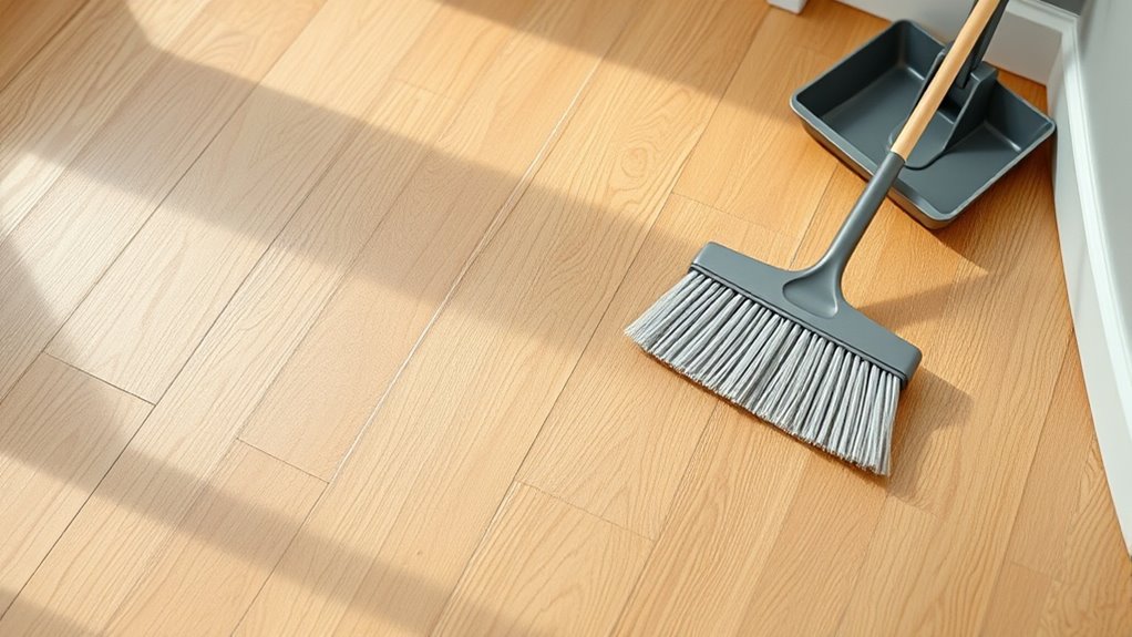 daily pet hair sweeping