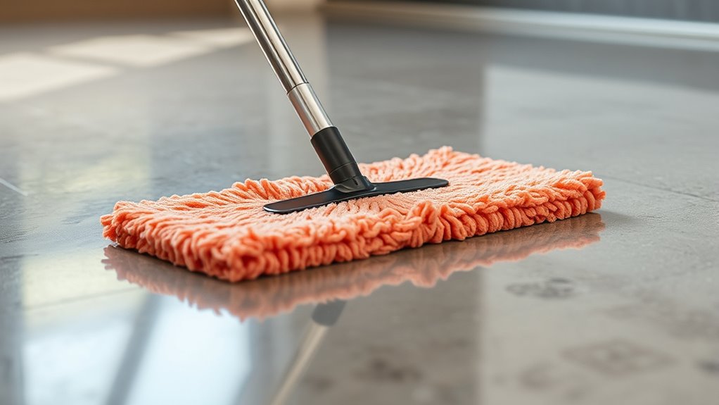 damp circular consistent mopping
