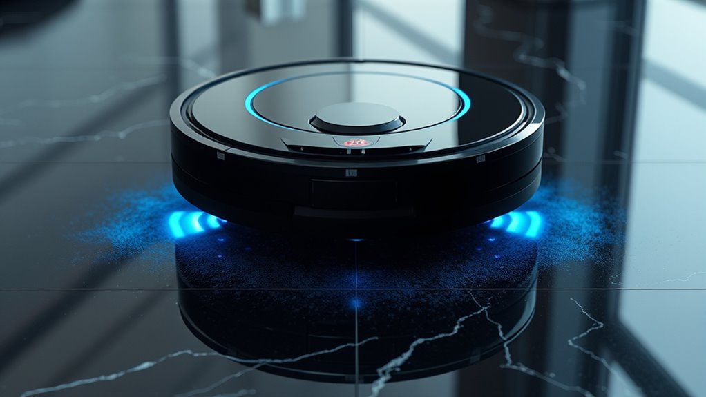 dark floor sensor cleaning