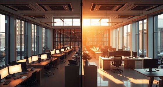 day and night office shifts