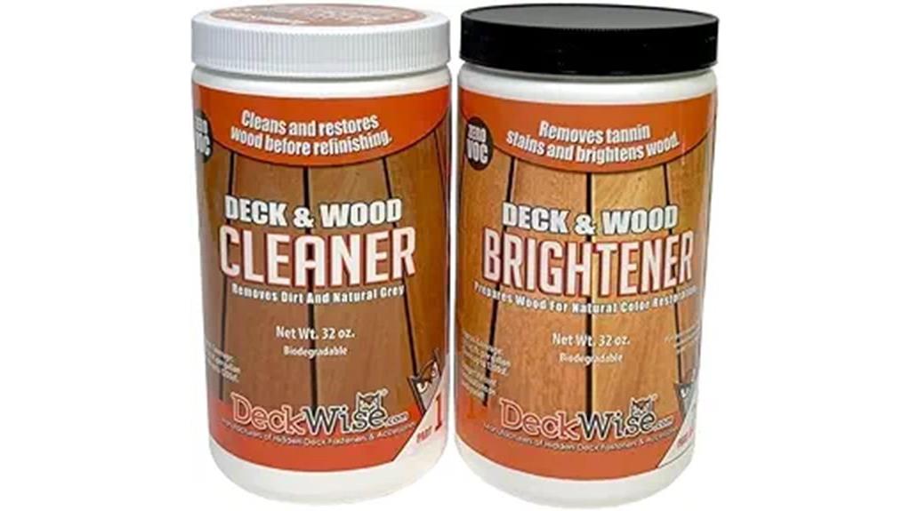 deck cleaning brightening kit