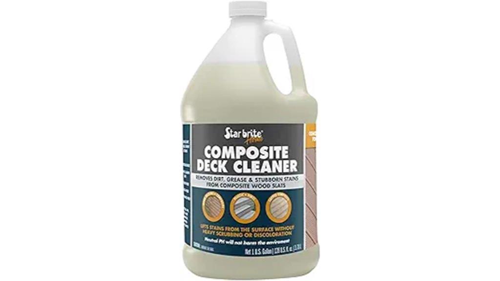 deck cleaning solution gallon