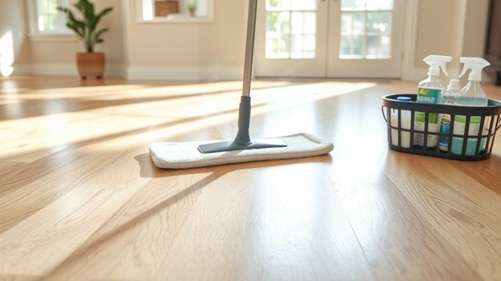 deep clean laminate floors