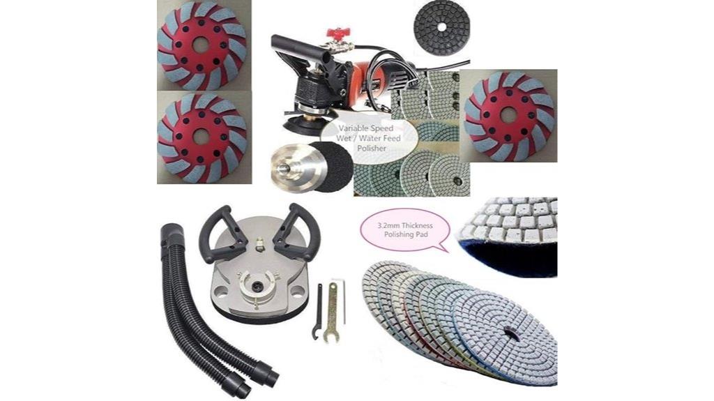 diamond pad floor polisher