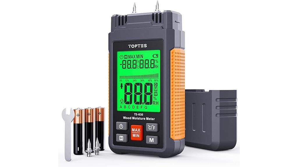 digital moisture meter features