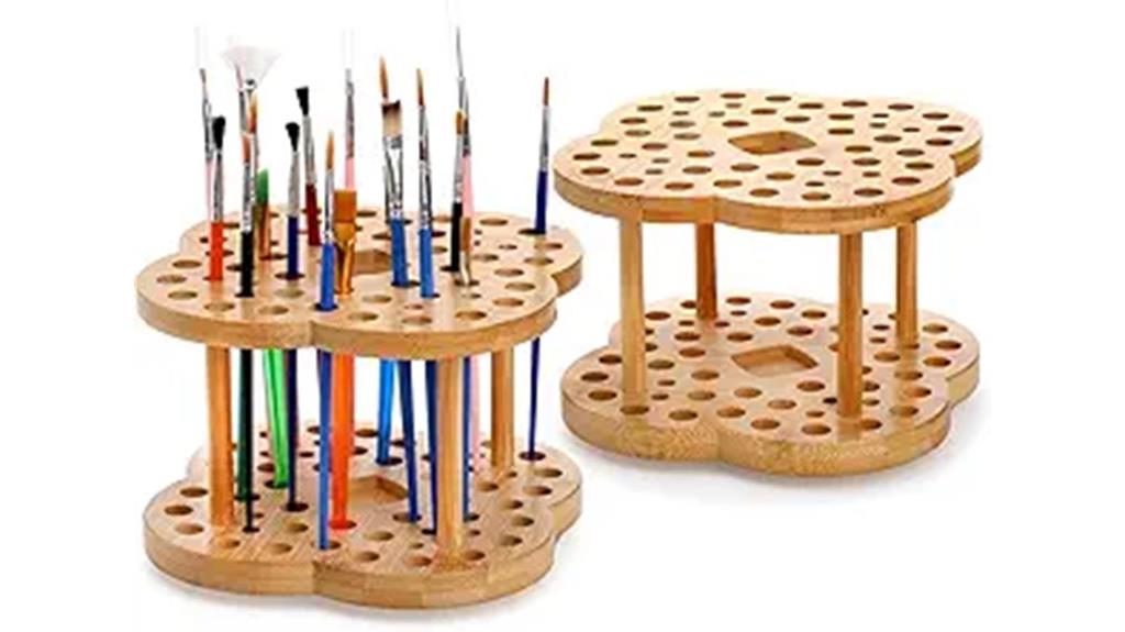 dual brush rotation organizer