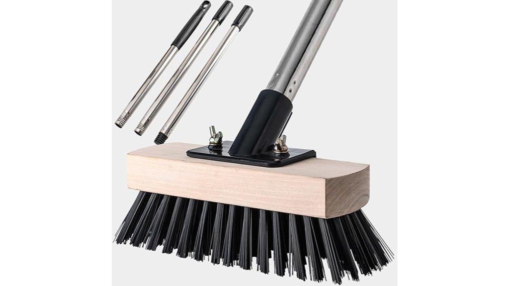 durable wooden head broom