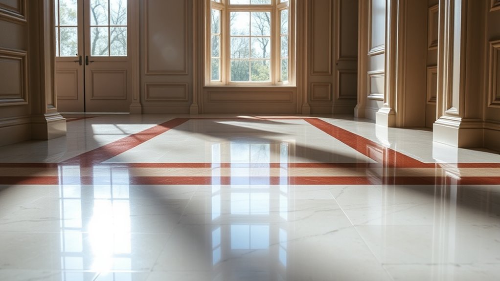 effective salon floor crossings