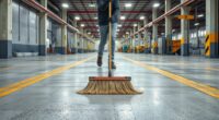 efficient floor sweeping techniques