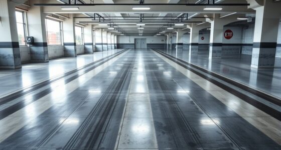 efficient garage floor sweeping