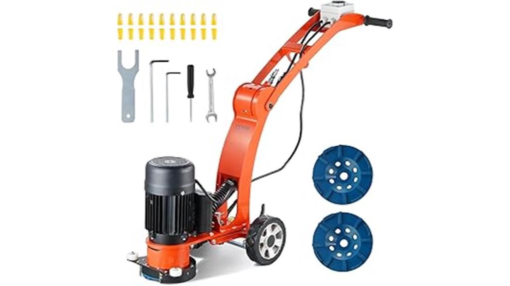 electric concrete floor grinder