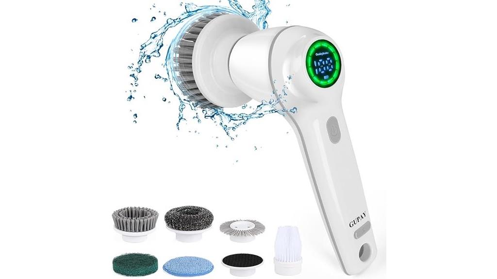 electric scrubber with heads