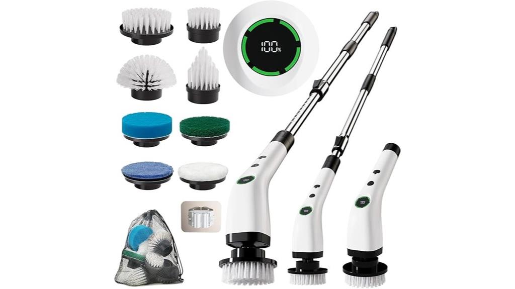 electric scrubber with lcd
