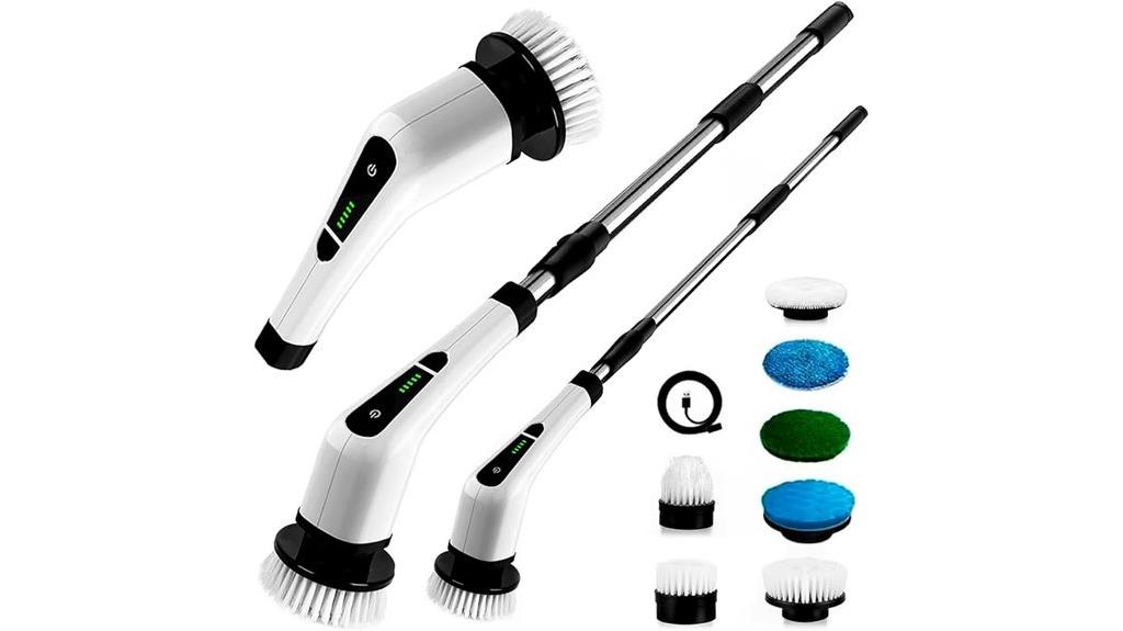 electric scrubber with multiple heads