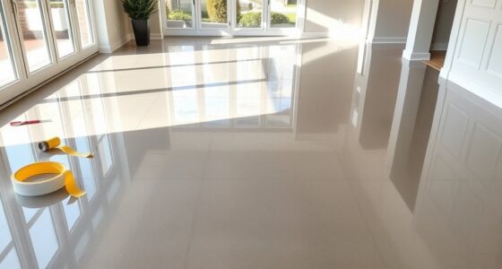 epoxy floor move in reset