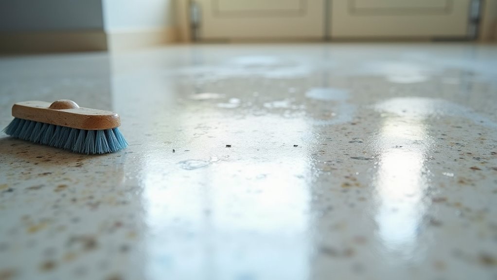 epoxy floor scrubber errors