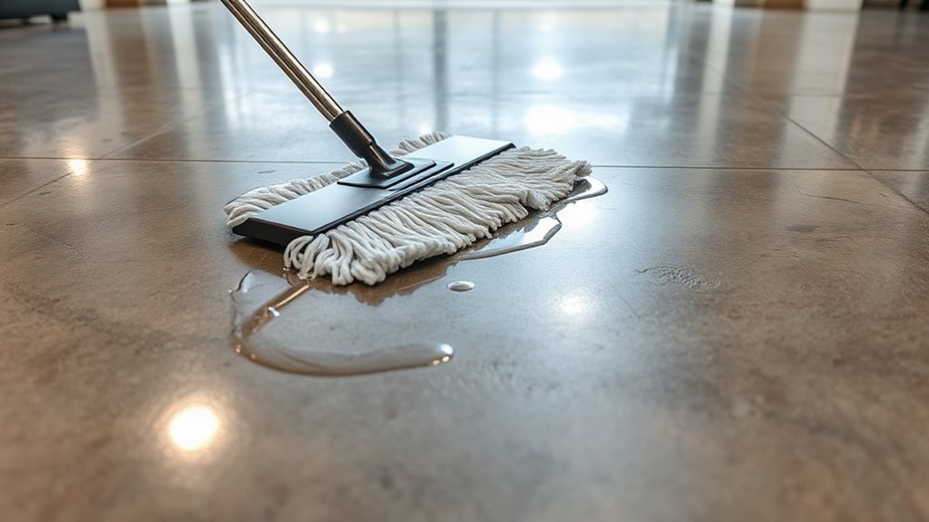 excess moisture damages surface