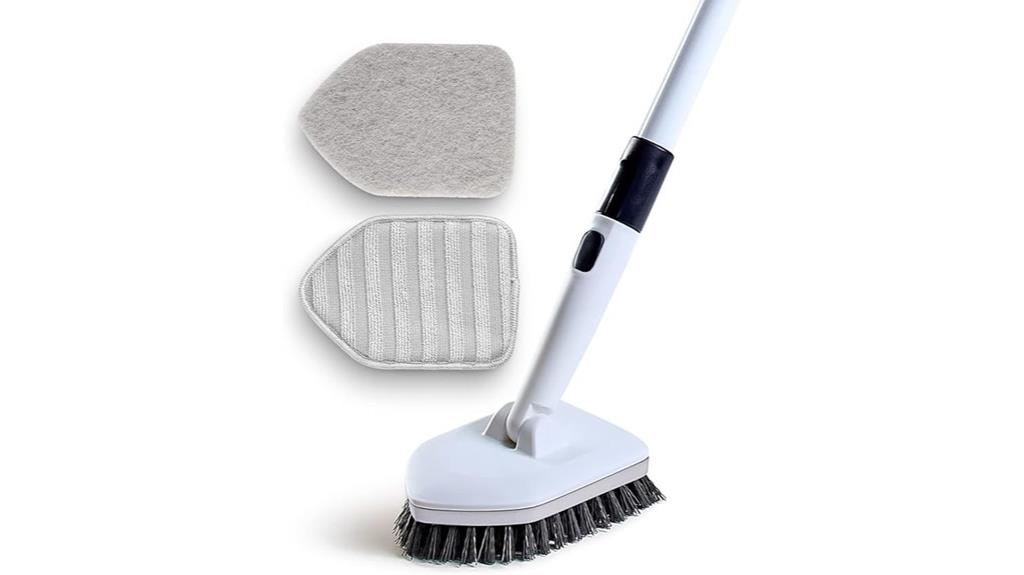 extendable 3 in 1 shower brush