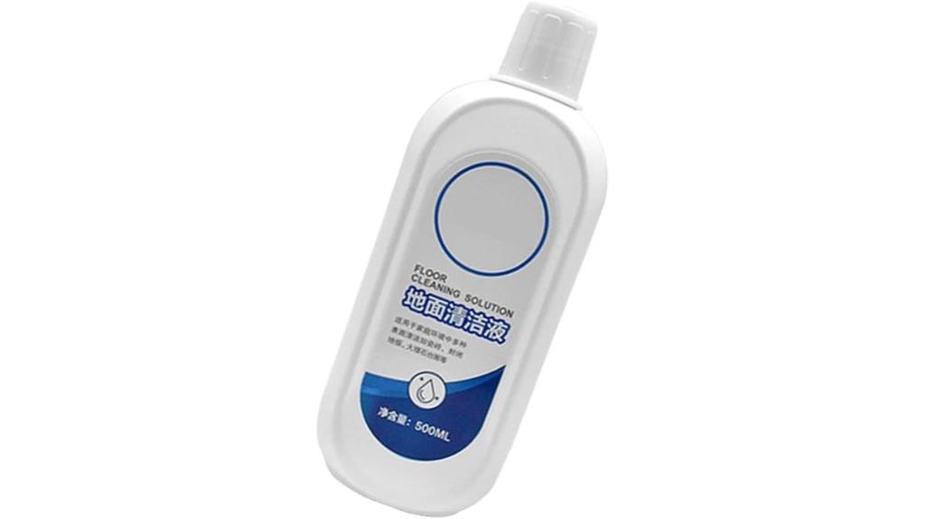 floor cleaning solution bottle