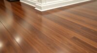 floor edges and baseboards