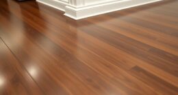 floor edges and baseboards