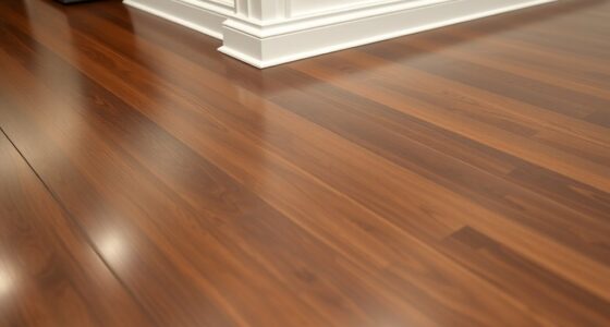 floor edges and baseboards